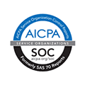 AICPA SOC Service Organizations Badge AICPA SOC Service Organizations Badge